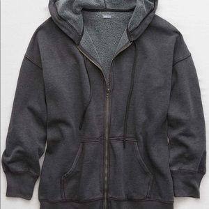 aerie oversized full zip